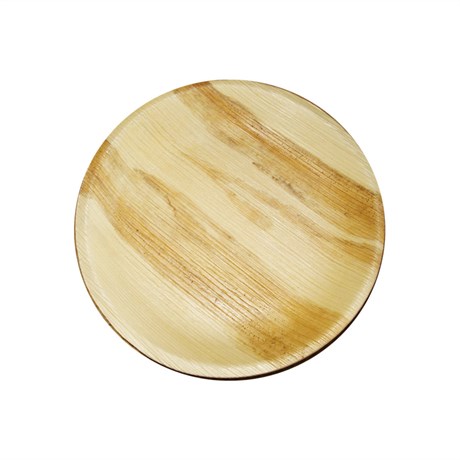 ASSIETTE RONDE D.18 CM ARECA NATUREL (VENDU PAR 200)