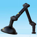 Bras d'extraction TERFU ATEX - en PP conducteur - acier inoxydable - dimensions 75 et 100 mm_0