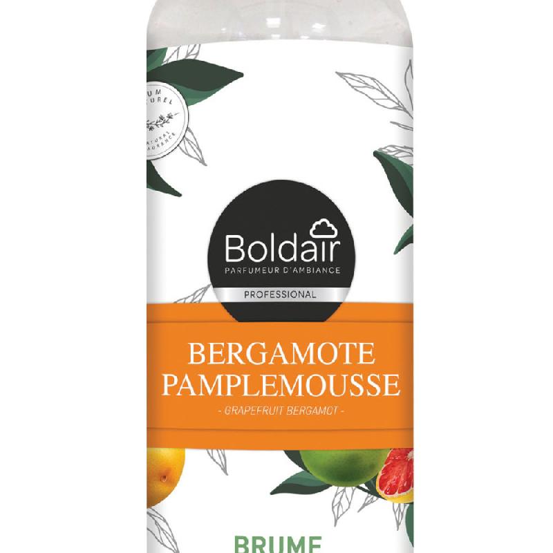 BRUME AIR ET TEXTILE - PARFUM D'AMBIANCE BERGAMOTE PAMPLEMOUSSE - SPRAY 400 ML