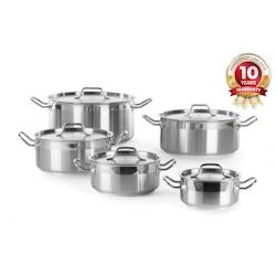 Casserole basse - avec couvercle, HENDI, Profi Line, 12L, ø320x(H)150mm - inox 830604_0