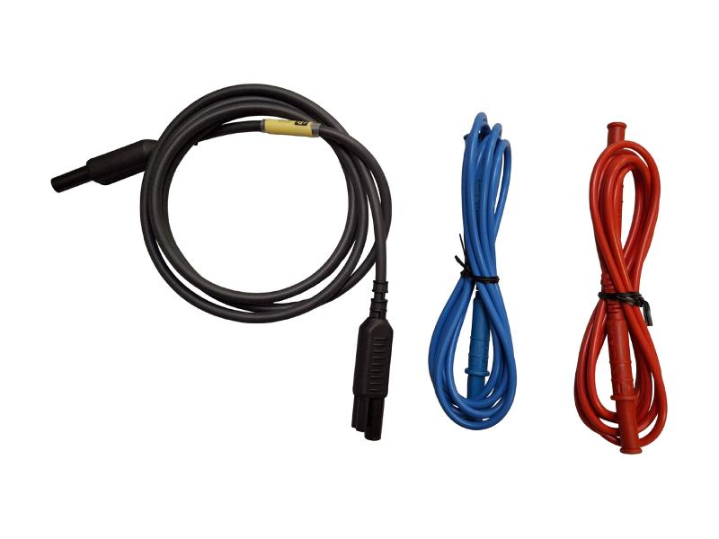 Jeu de cordons 1,5m - Rouge, Bleu et Noir - pour CA 6541 et CA 6543 - Chauvin Arnoux_0
