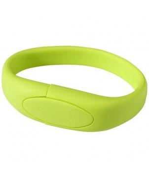 CLÉ USB BRACELET 32 GB - VERT POMME - CLÉS USB PUBLICITAIRES PERSONNALISÉES