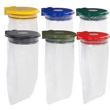 Collectrap Support Sacs 110 L - Modèle Essentiel en Acier Poudré Anti-UV - Fixation Murale et sur Poteau_0