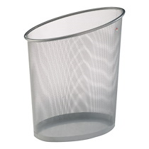 CORBEILLE À PAPIER MÉTAL ALBA MESH 18 L - GRIS
