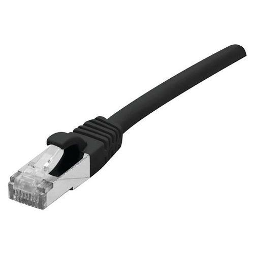 CORDON BLINDÉ RJ45 NOIR 20M SUR CÂBLE CAT 7 S/FTP LSOH SNG - DEXLAN