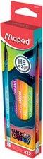 CRAYON GRAPHITE BLACK'PEPS ENERGY, DURETÉ: HB, ÉTUI 12 - LOT DE 60