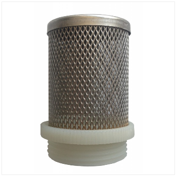 Crépine inox filetée 1'' à 2'' - Adaptable sur clapet laiton - Référence 08.05310_0