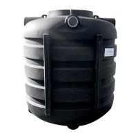 CUVE À EAUX PLUVIALES 1500 L RONDE ÉCONOMIQUE SANS ÉQUIPEMENT