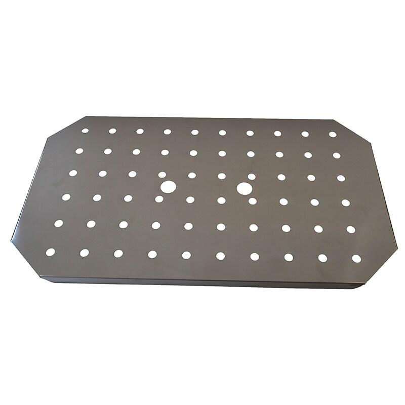 DBMARK - GND11000-201/6 - (Lot de 6) - Fond perforé GN 1/1 - 0.8mm S/S201 - gris inox GND11000-201/6_0