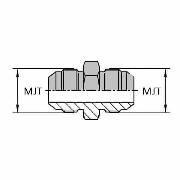 Droit mâle JIS x mâle JIS - 3/8' , 16.66_0