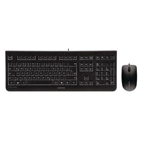 ENSEMBLE CLAVIER- SOURIS CHERRY DC 2000 NOIR AZERTY - CHERRY