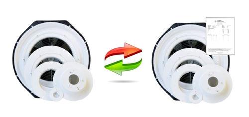 ETALONNAGE PAR ÉCHANGE POUR VENTILATEUR BLOWERDOOR MN4, GARANTI 2 ANS, PORTS A/R INCL