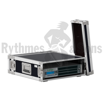 Flight case professionnel pour amplificateurs - Rack 19