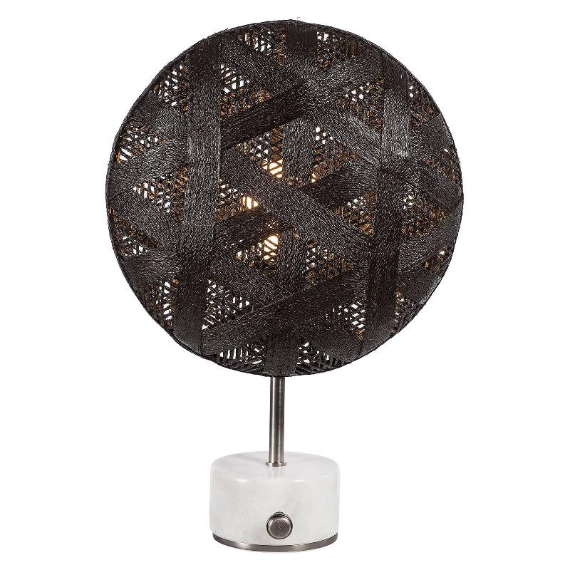 FORESTIER CHANPEN S HEXAGONAL TABLE ARGENTÉ/NOIR