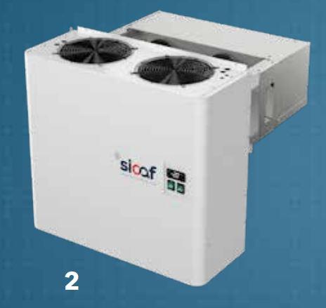 Groupe pour chambre froide gaz r290 ecolo monobloc a cheval -18°c -25°c 10m3 5,2m3 pour ta 32 °c - ACK210_0