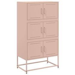 Helloshop26 - Buffet bahut commode armoire meuble de rangement organisateur cuisine salle de séjour salon 68,5 x 38,5 x 123,5 cm 02_0036210 - 3000212_0