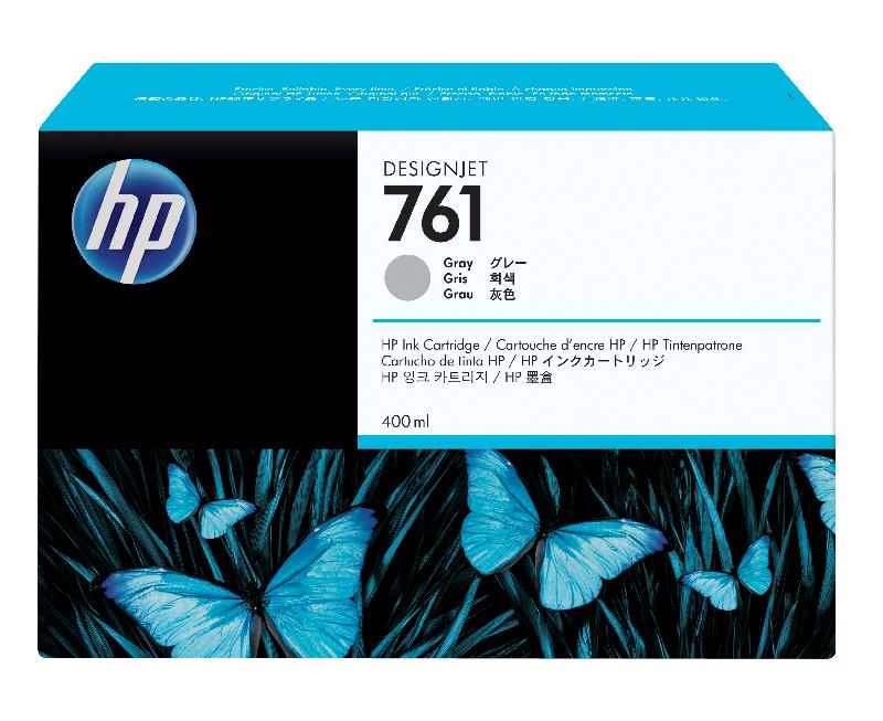 HP 761 cartouche d'encre DesignJet grise, 400 ml_0