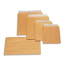 LA COURONNE PAQUET DE 50 POCHETTES KRAFT 90 GRAMMES FORMAT 162 X 229