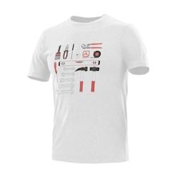 Lafont - Tee-shirt de travail manches courtes mixte PILOT Blanc Taille M - M 3609705817691_0