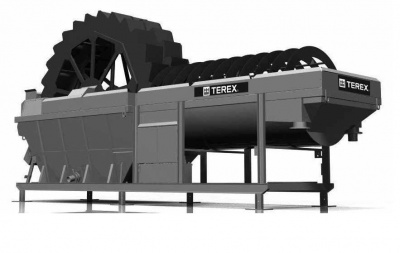 Laveurs de sables Terex Washing System - T200 - Traitement de sable avec roue à aubes et vis sans fin pour une capacité jusqu'à 200 t/h_0