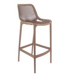 Ligne chr air chaise haute - taupe  carton de 4 - gris plastique MCH-50522-TAUP_0