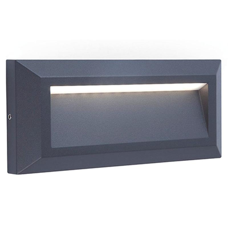 Lumisky Applique murale d'extérieur sur secteur HELENA LED H10cm Aluminium Dark Grey - gris 3666162013905_0