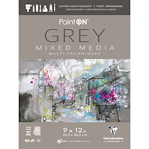 PAINTON US GRIS BLOC COLLÉ 20F 22,9X30,5CM 250G - GRIS - LOT DE 2