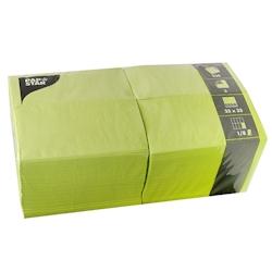 Papstar 250 Serviettes, 3 plis pliage 1/8 33 cm x 33 cm vert - vert 87227_0