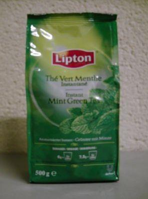 POUDRE INSTANTANéE THé VERT MENTHE LIPTON