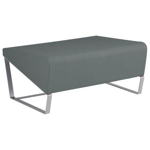 POUF 2 PLACES FACETT PVC URBAN CENDRE