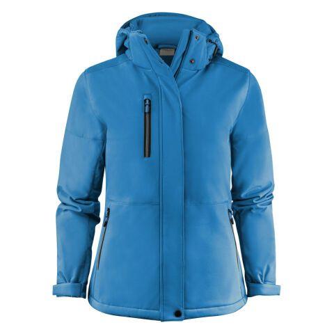 PRINTER OVERLANDING VESTE SOFTSHELL FEMMES BLEU OCÉAN - TAILLE XS