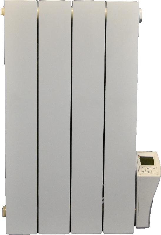 Radiateur électrique 700W - Inertie fluide - Fonction ASC - Programmable - System Boost 2H - Blanc - Inter - Deltacalor_0