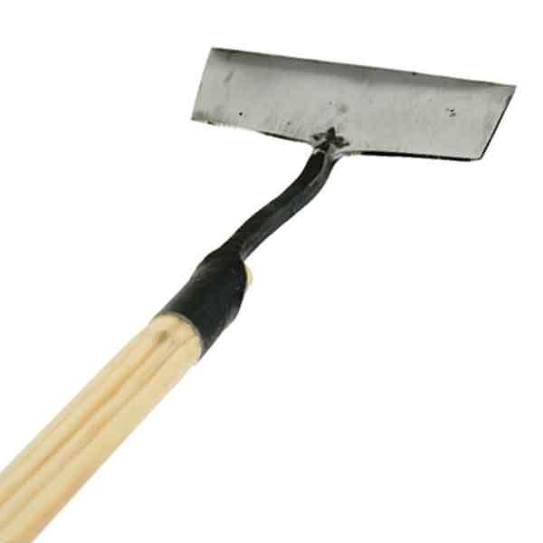 Ratissoire à pousser forgée - 16 cm - acier au carbone trempé - sans manche_0