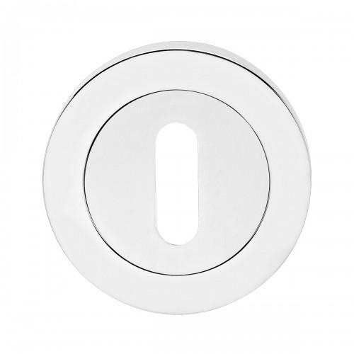 ROSACE 3 PIÈCES RONDE EN INOX POLI SÉRIE EZ1332 Ø52 MM BORD DROIT - CLÉ L KARCHER DESIGN