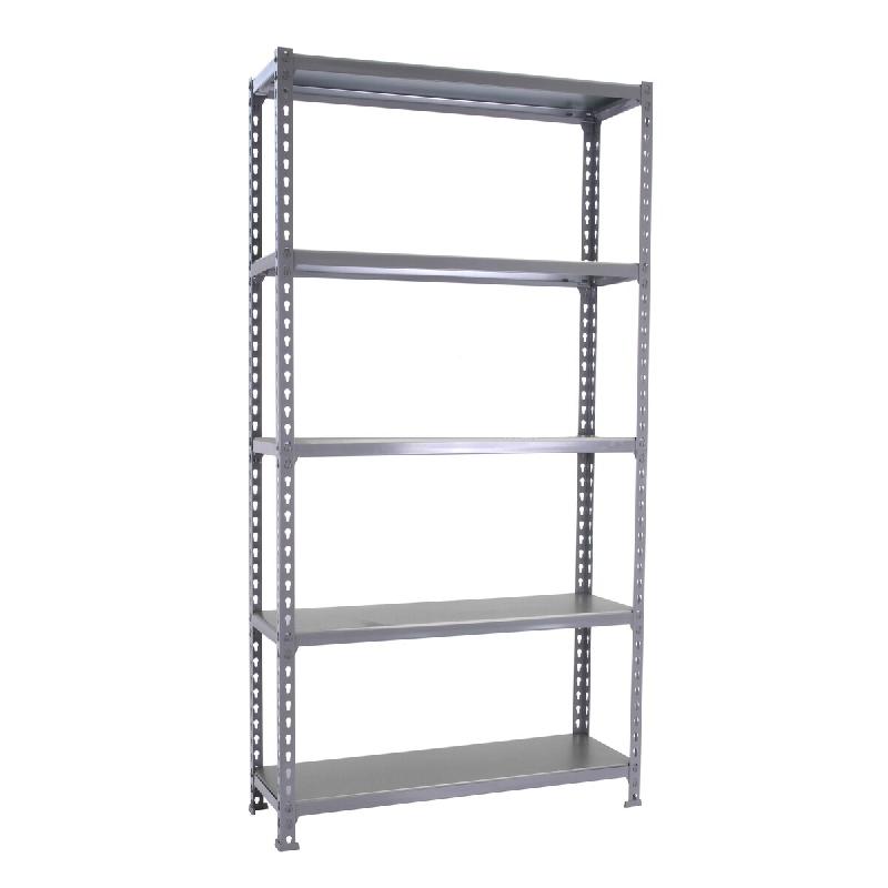 SimonRack Rayonnage métallique, 2000x1200x400 mm, 5 niveaux, tablette métallique, 200 kg au point de flexion, Gris - Simonclick - métal 8425437076947_0