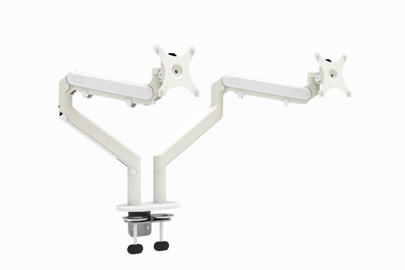 Support écran articulé TRAM - Mobel Linea - Blanc, Double_0