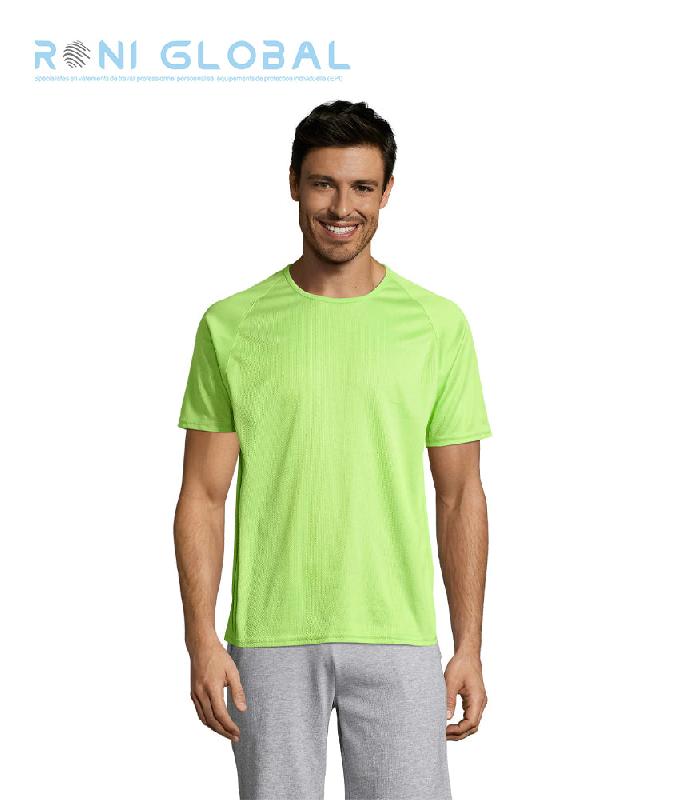 T-shirt de travail homme en polyester respirant - manches raglan - SPORTY SOL'S - Ref: sol-11939_0