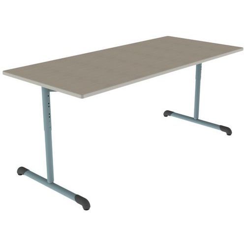 TABLE BANDANA 180X80 T3/T6 DL STR POLY. ÉRABLE G. BEIG/LAGON - MOBIDECOR