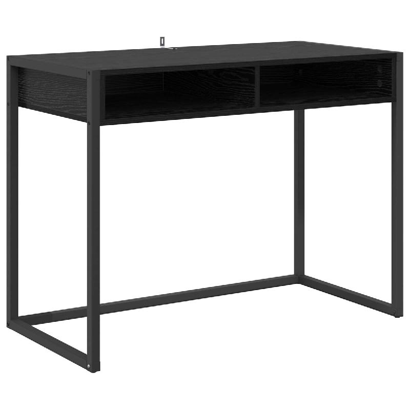 VidaXL Bureau Chêne noir 100 x 50 x 75 cm Bois d'ingénierie Modèle Orion Ligne - 886474_0