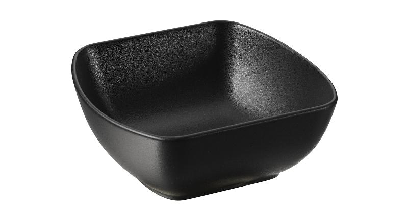 BOL CARRÉ NOIR PORCELAINE 14,5 CM CLUB REVOL