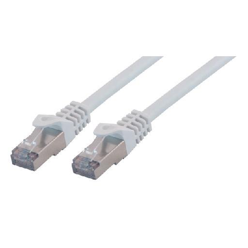 Câble réseau RJ45 souple - MCL FTP6-3M/W - Cat6 F/UTP (FTP) - 3 m - Blanc - Mâle/Mâle_0