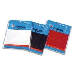 AGIPA POCHETTE 201 CHIFFRES ADHESIFS NOIR 12,5MM 122011