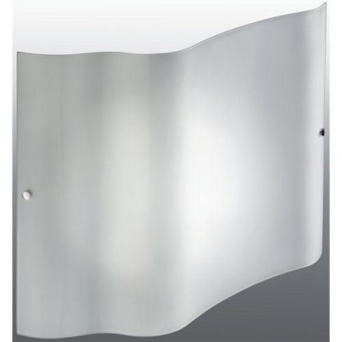 Applique fixe - 230V en acier et verre opale - Classe I IP20 IK02 - Hauteur 269-341 mm_0