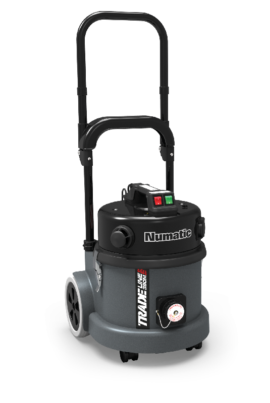 Aspirateur industriel de chantier Numatic TEM390A - Classe M avec filtre H13, capacité 18L et prise auxiliaire 2200W_0