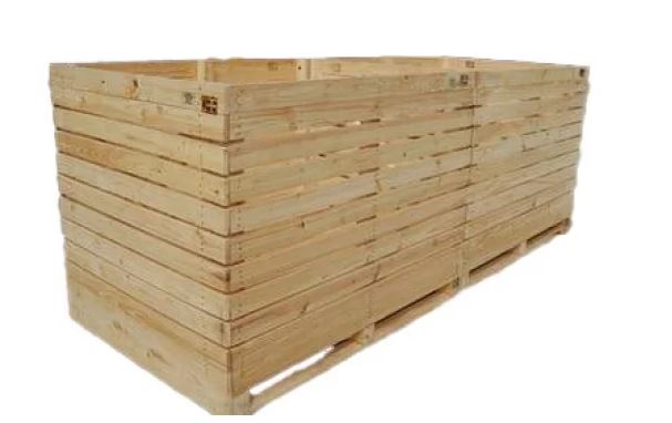Caisse en bois à claire-voie - personnalisable - pour produits de petites à grandes tailles - traitement NIMP15_0