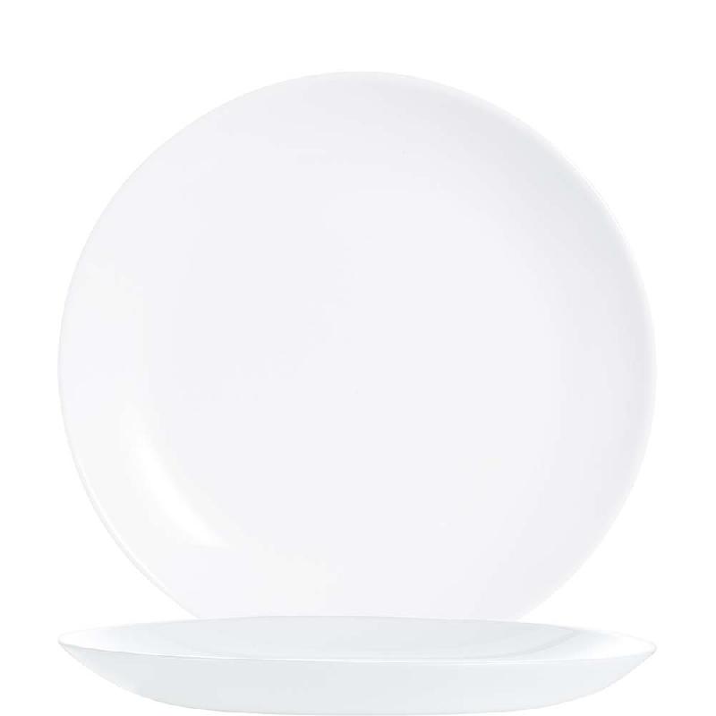 COUPELLE PLATE ARCOROC EVOLUTIONS WHITE, 19 CM, GRISE