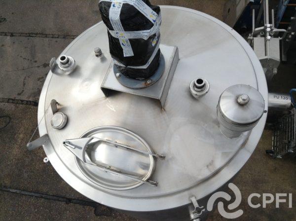 Cuve Pierre Guerin 3550 L - CF - CUV020 avec Agitation Centrale et Tri-pâle_0