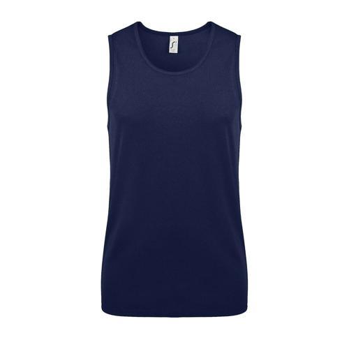 DÉBARDEUR PERSONNALISABLE DE SPORT HOMME EN POLYESTER FRENCH MARINE