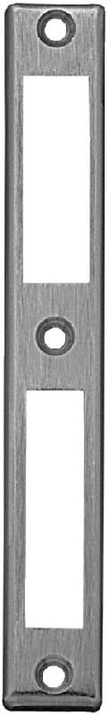 Gâche inox pour serrures multipoints série 2 - Pêne dormant 4106 - 178x24x6 mm - METALUX - F141060000 - 041160_0