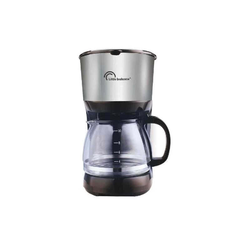 LITTLE BALANCE cafetière filtre 10 tasses 750w noir/inox 8629 - argenté 3760240786290_0